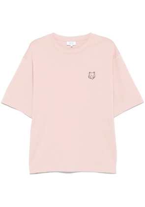 Maison Kitsuné Bold Fox Head-patch T-shirt - Pink
