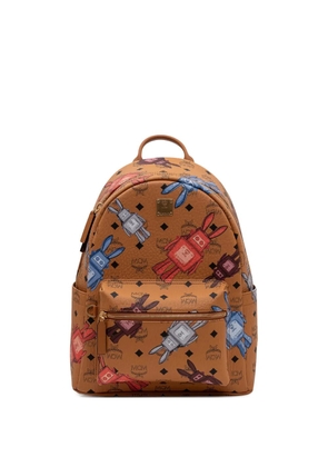MCM Stark Rabot-graphic backpack - Brown