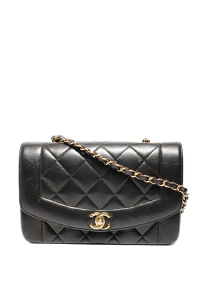 CHANEL Pre-Owned 1994-1996 small Diana chain flap shoulder bag - Black