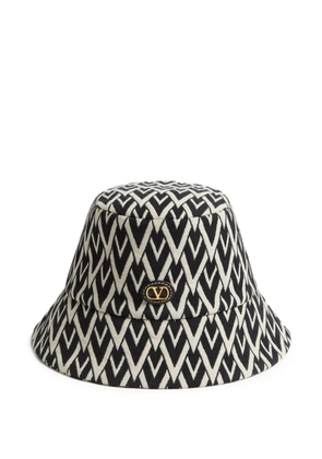 Valentino Garavani Toute La V wool bucket hat - Black