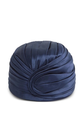 Valentino Garavani VLogo Signature rigid head scarf - Blue