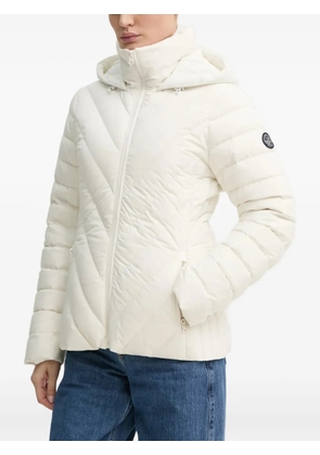 Abercrombie & Fitch hooded quilted jacket - White