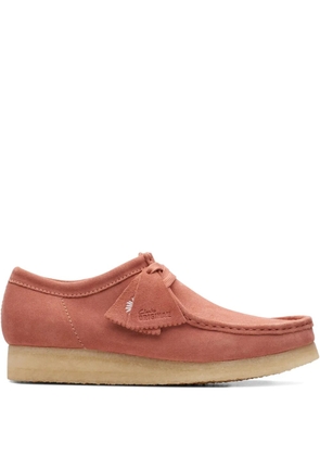 Clarks Originals Wallabee suede lace-up shoes - Orange