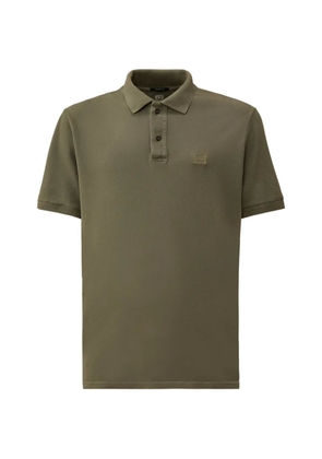 C.P. Company button logo-detail polo shirt - Green