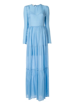 Philosophy Di Lorenzo Serafini jacquard print dress - Blue