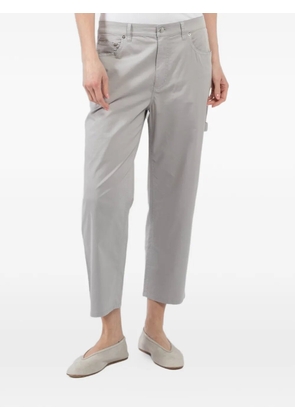 Tibi belt-loops cropped jeans - Grey