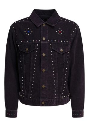Needles studded embroidered jacket - Black