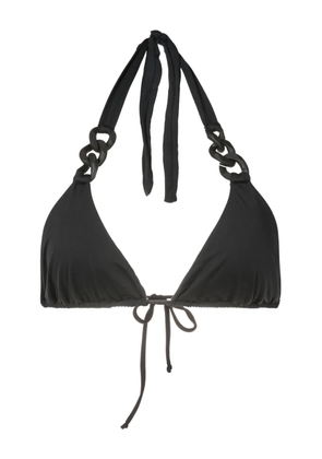 Lenny Niemeyer chain-link halterneck bikini top - Black