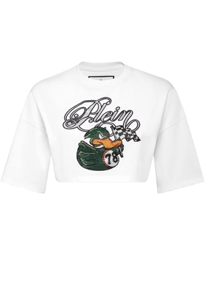 Philipp Plein rhinestone-embellished T-Shirt - White