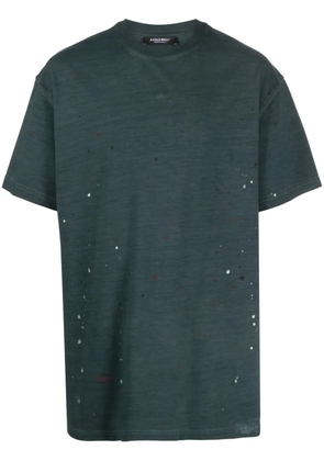 A-COLD-WALL* distressed cotton T-shirt - Green