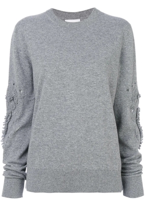 Barrie Romantic Timeless cashmere round neck pullover - Grey