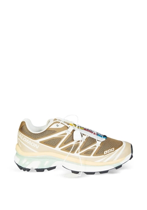 Salomon XT-6 panelled sneakers - Brown