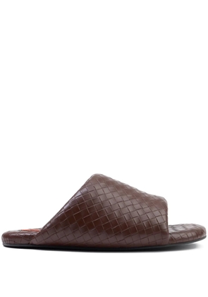 Simon Miller woven-design bubble slides - Brown