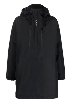 White Mountaineering half zip-up padded coat - Black