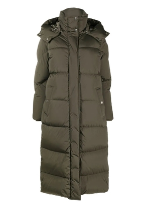 Woolrich Aurora long puffer parka - Green