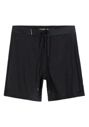 Osklen logo-print swim shorts - Black