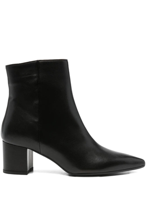 Thea Mika 50mm pointed-toe block-heel boots - Black