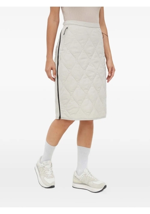 JACK WOLFSKIN quilted midi skirt - Neutrals