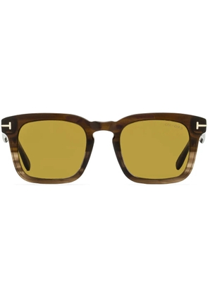 TOM FORD Eyewear Dax square-frame sunglasses - Brown