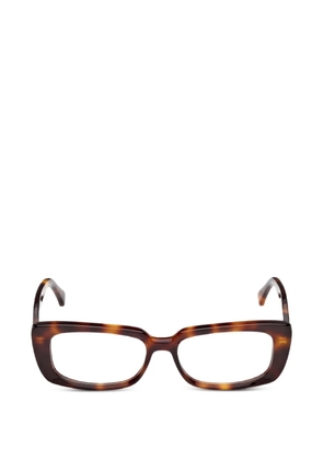 Max Mara Eyewear rectangle-frame glasses - Brown