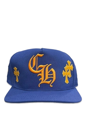 Chrome Hearts cross patch baseball hat - Blue
