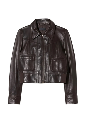 Nili Lotan Charly front-pocket jacket - Brown