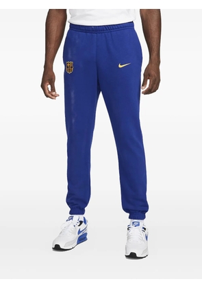 Nike x FC Barcelona Club Swoosh-embroidered track pants - Blue