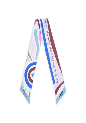Lancel sunrise-print headband - White