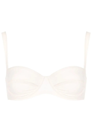 Lenny Niemeyer half cup bikini top - White