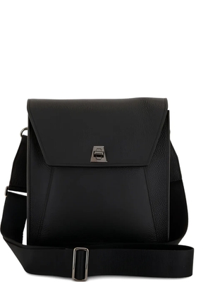 Akris flap strap cross body bag - Black