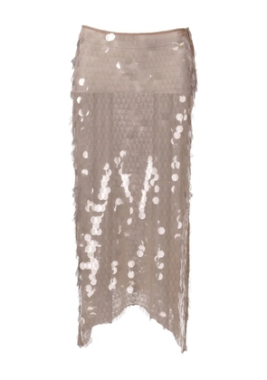 Niccolò Pasqualetti Pinna skirt - Neutrals