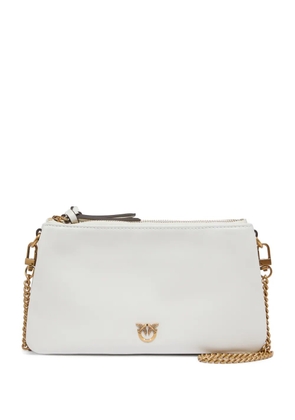 PINKO Double mini bag - White