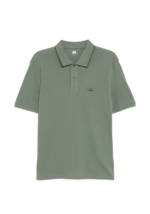 C.P. Company logo-embroidered polo shirt - Green