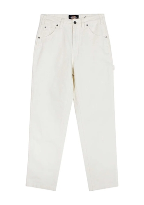 DICKIES belt-loops carpenter trousers - White