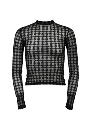 AMIRI high-neck long-sleeve top - Black