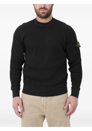 Stone Island Compass-badge sweater - Black