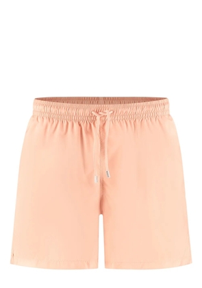 Fedeli logo-patch swim shorts - Orange