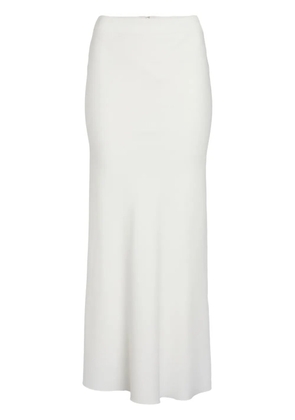 Giambattista Valli high-waist crepe maxi skirt - White