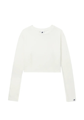 A BATHING APE® cropped long-sleeve top - Neutrals
