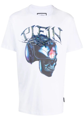 Philipp Plein SS Chrome round-neck T-shirt - White