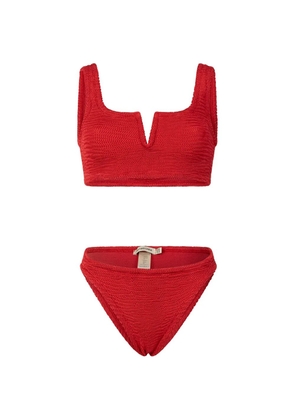 PARAMIDONNA Serena V-neck textured bikini