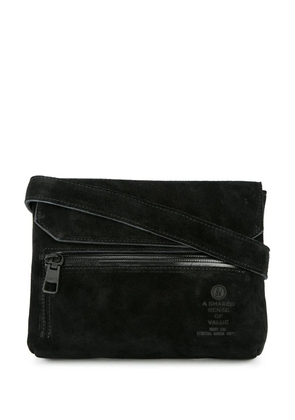 As2ov flap shoulder bag - Black