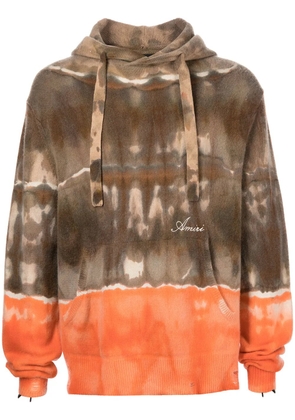 AMIRI space-dye cashmere hoodie - Brown