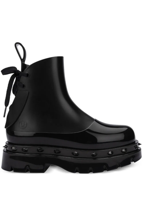 Melissa Spikes platform combat boots - Black