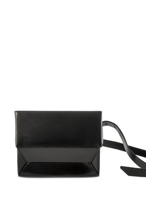 Merryl Tielman Debby geometric-panelled leather belt bag - Black