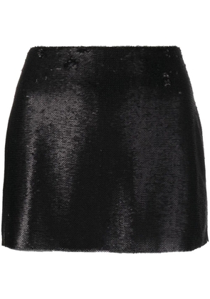 GAUGE81 Kailua sequin-embellished miniskirt - Black