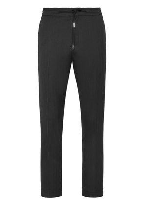 Philipp Plein wool track pants - Black