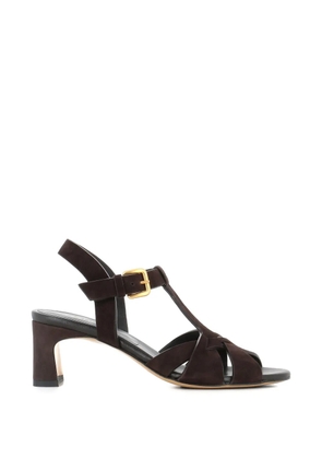 Tassinari Michelle T-strap suede sandals - Brown