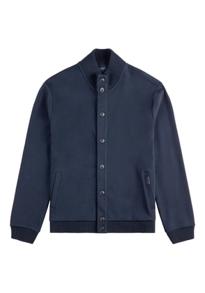 Fay button ribbed cardigan - Blue