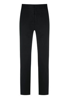 Handred buttoned slim trousers - Black